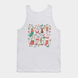 Cute Christmas Pattern Tank Top